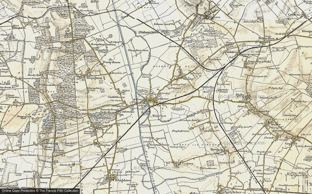 Historic Ordnance Survey Map of Brigg, 1903-1908