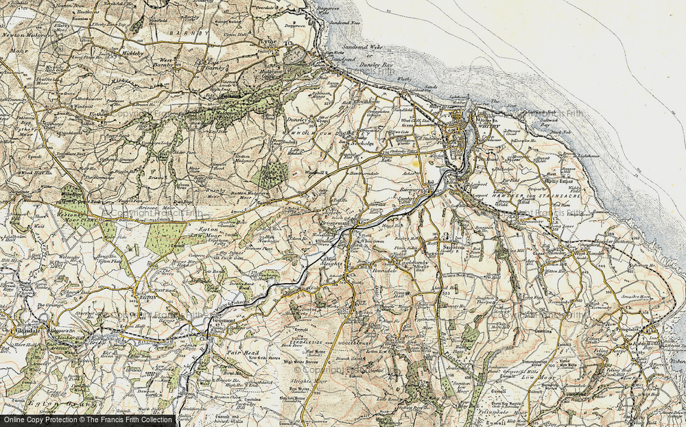 Old Map of Briggswath, 1903-1904 in 1903-1904