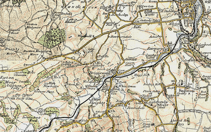 Old map of Briggswath in 1903-1904