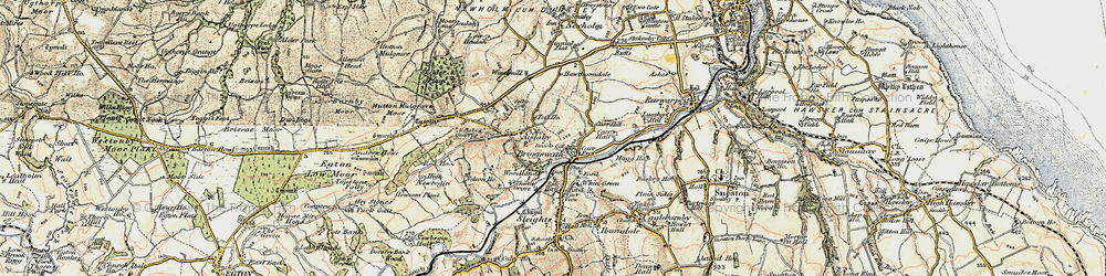 Old map of Briggswath in 1903-1904