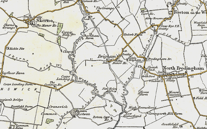 Old map of Brigham in 1903