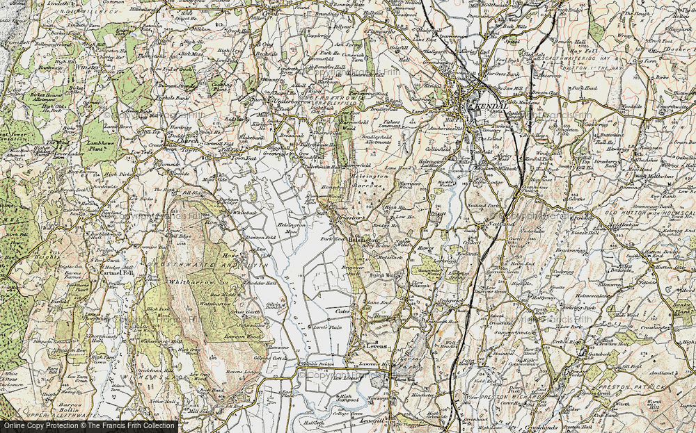 Old Map of Historic Map covering Barrowfield in 1903-1904