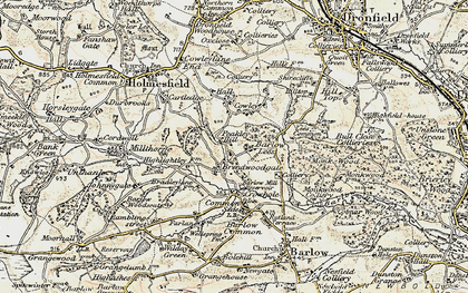 Old map of Brindwoodgate in 1902-1903