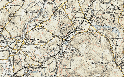 Old map of Brinscall in 1903