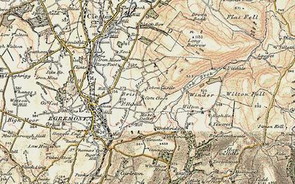 Old map of Briscoe in 1903-1904