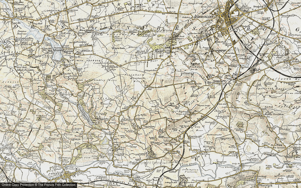Old Map of Briscoerigg, 1903-1904 in 1903-1904