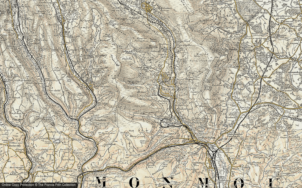 Old Map of British, 1899-1900 in 1899-1900