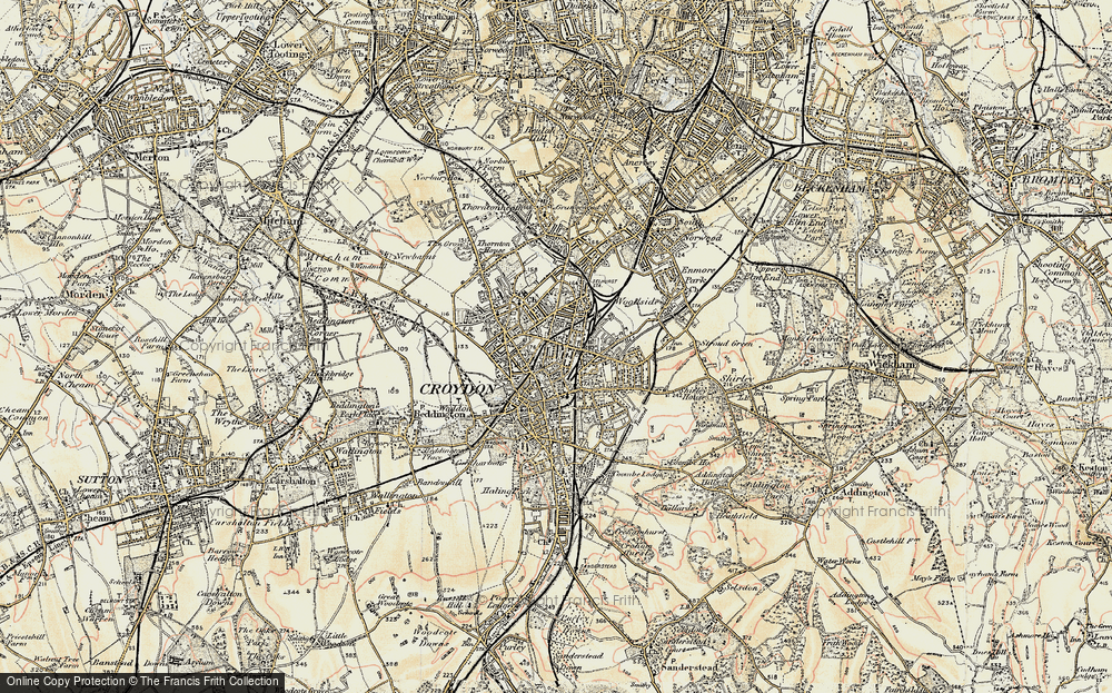 Old Map of Broad Green, 1897-1902 in 1897-1902