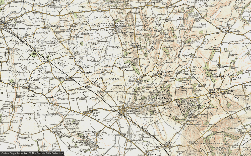 Old Map of Broad Ings, 1903 in 1903
