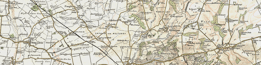 Old map of Broad Ings in 1903