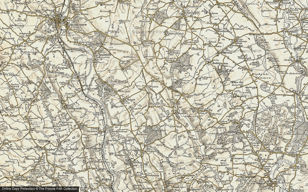 Old Map of Broad Lanes, 1902 in 1902