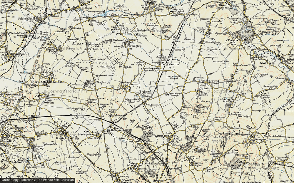 Old Map of Broad Marston, 1899-1901 in 1899-1901