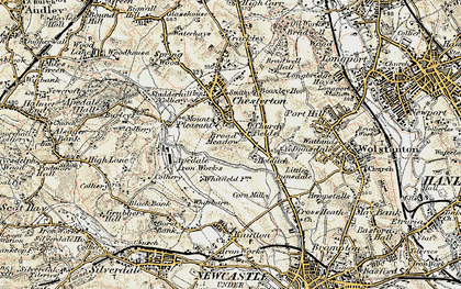 Old map of Broad Meadow in 1902