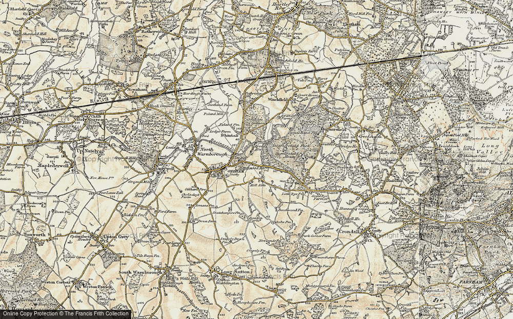 Old Map of Broad Oak, 1898-1909 in 1898-1909