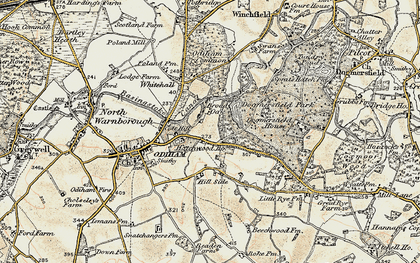 Old map of Broad Oak in 1898-1909