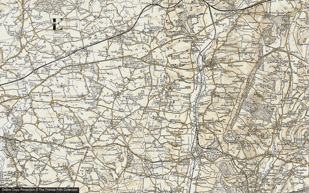Old Map of Broad Oak, 1899 in 1899