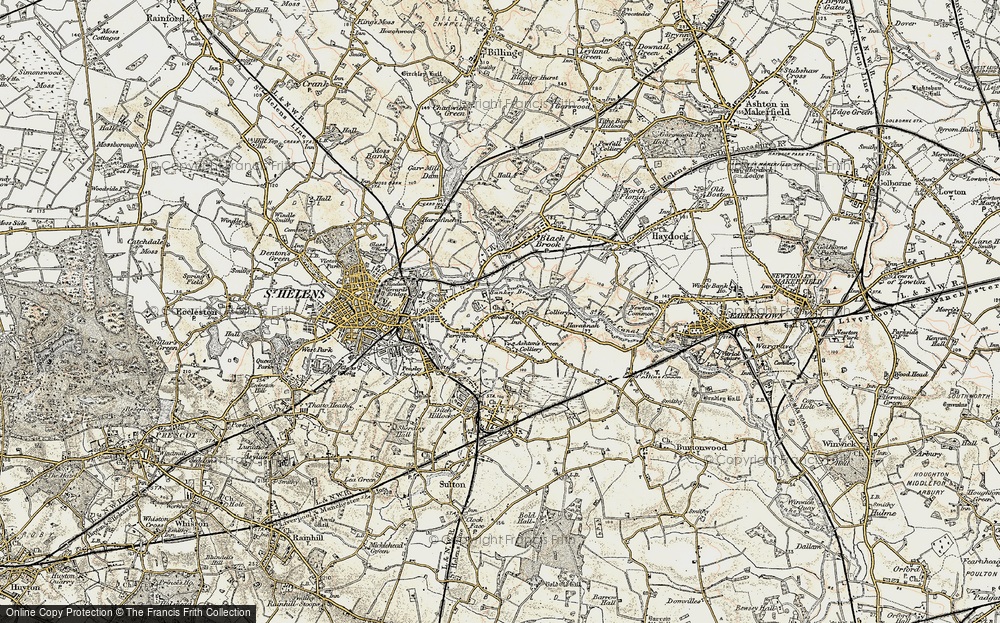 Old Map of Broad Oak, 1903 in 1903