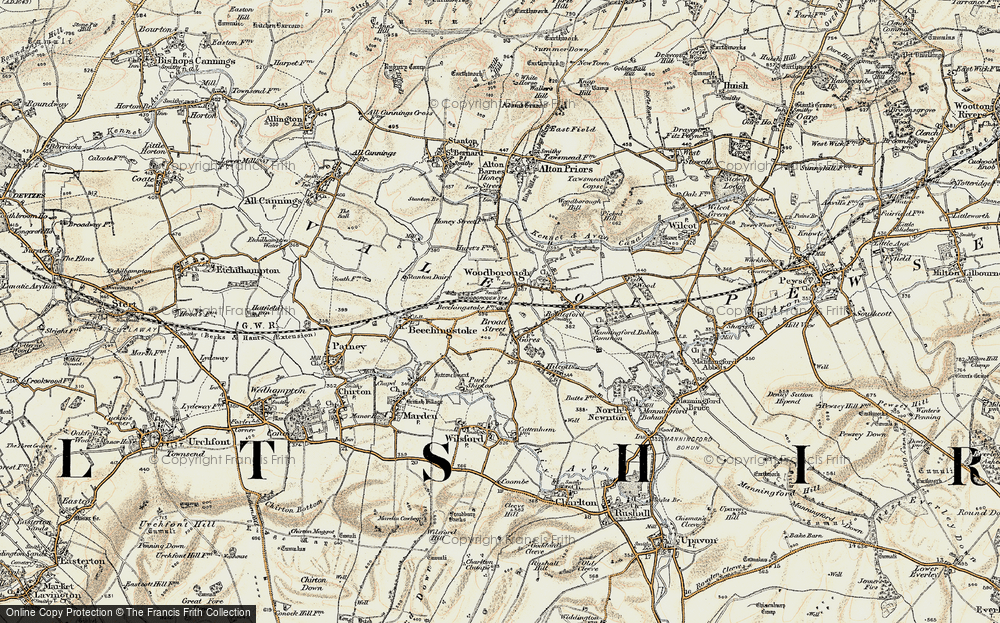 Old Map of Broad Street, 1898-1899 in 1898-1899