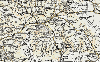 Old map of Broad Tenterden in 1898