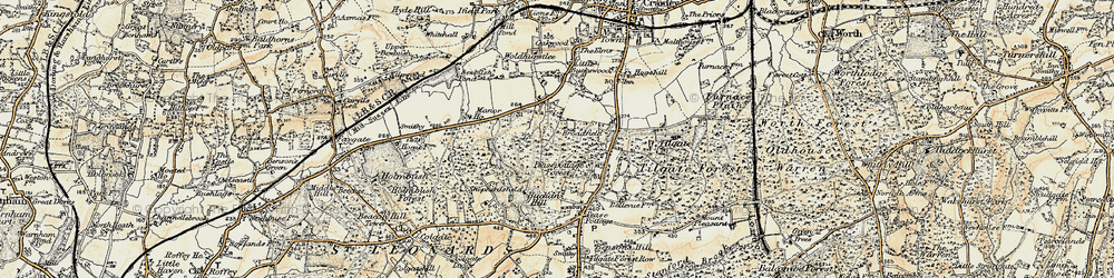 Old map of Broadfield in 1898-1909