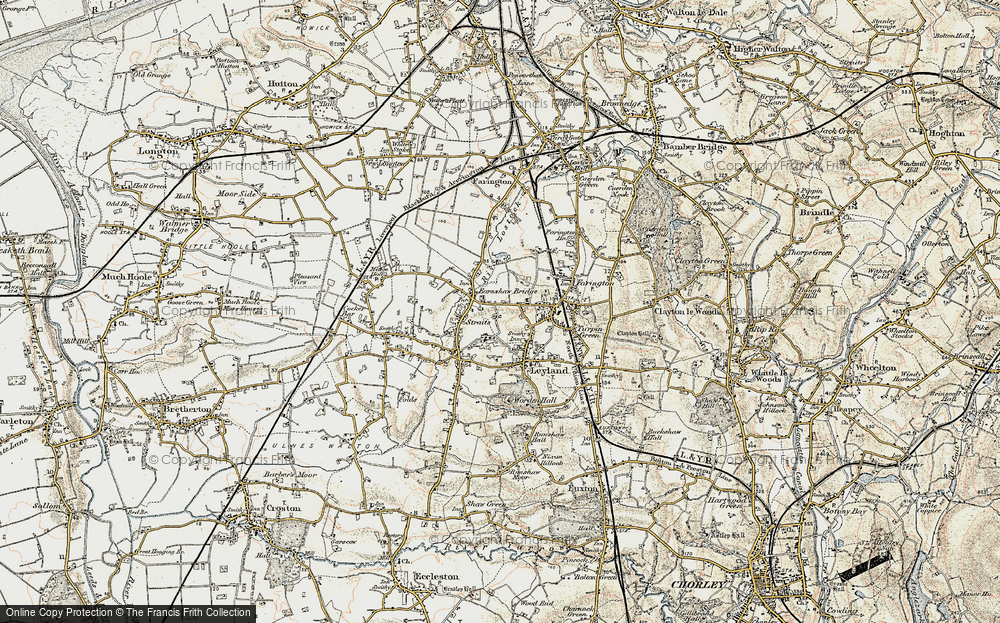 Old Map of Broadfield, 1903 in 1903