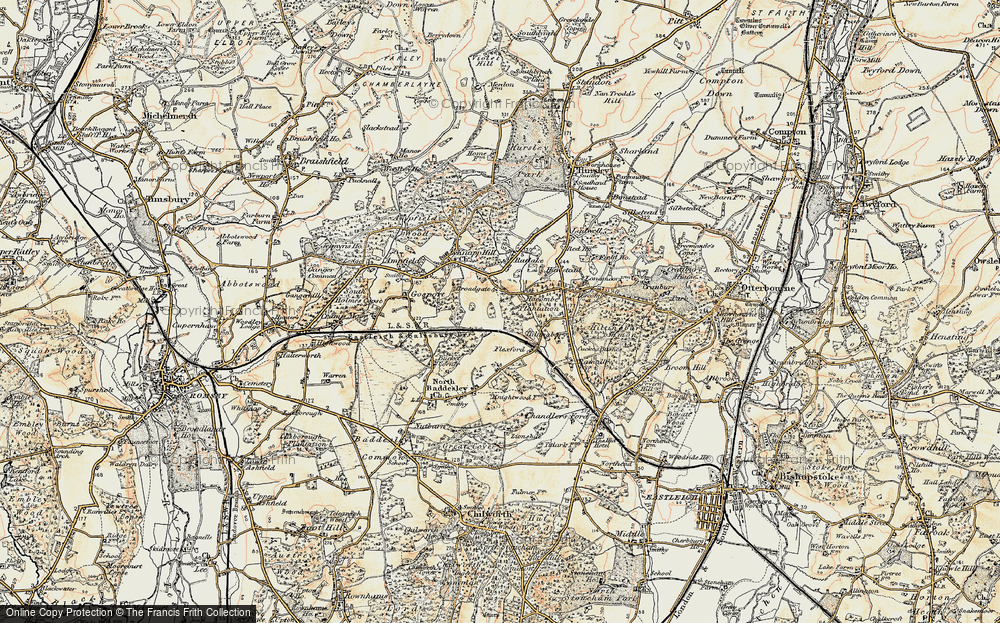 Old Map of Broadgate, 1897-1909 in 1897-1909
