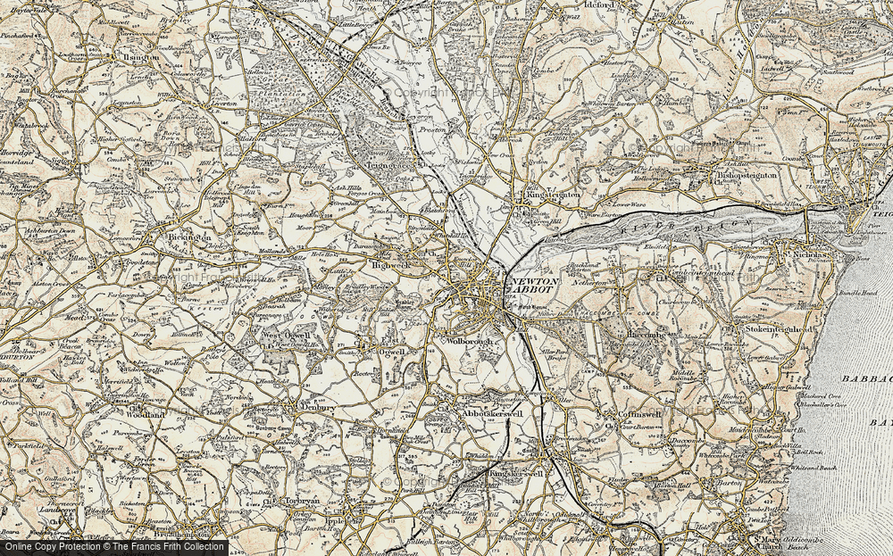 Old Map of Broadlands, 1899 in 1899