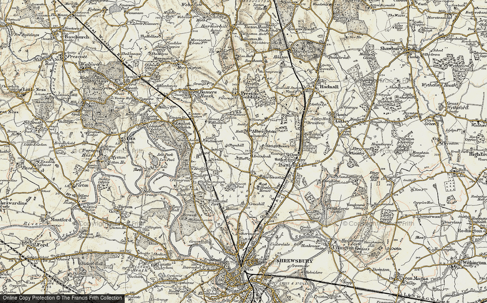Old Map of Broadoak, 1902 in 1902