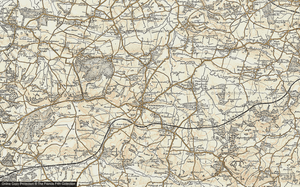 Old Map of Broadshard, 1898-1899 in 1898-1899