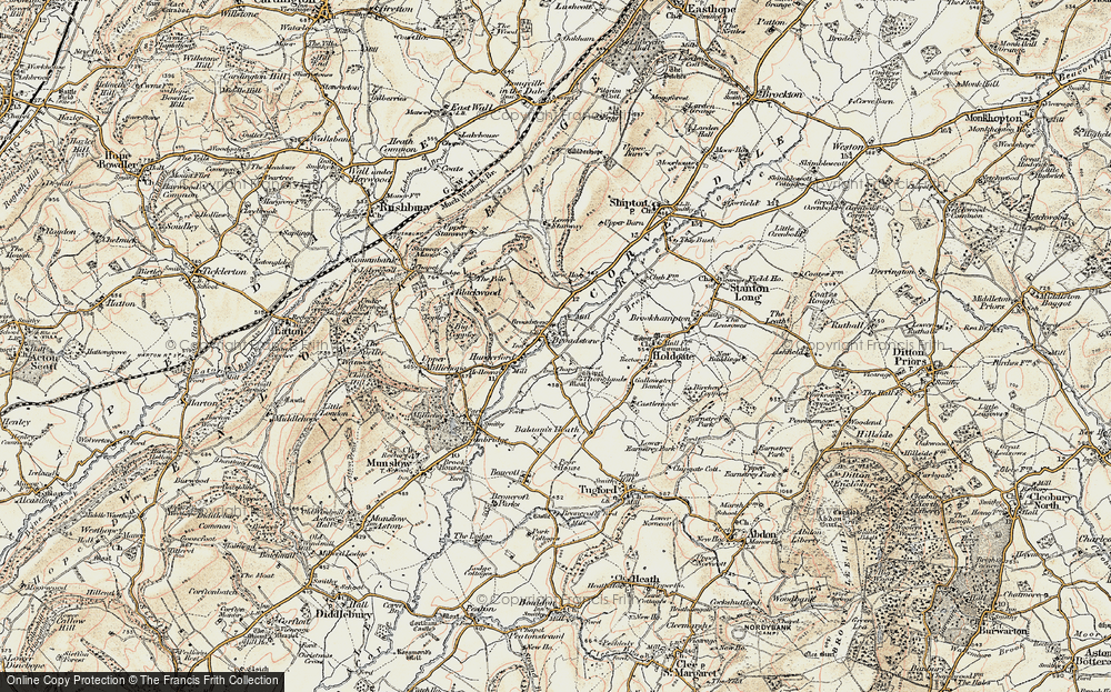 Old Map of Broadstone, 1902 in 1902