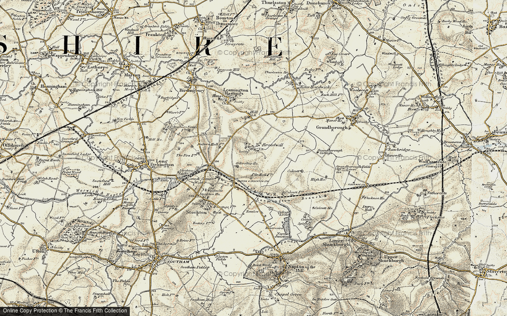 Old Map of Broadwell, 1898-1902 in 1898-1902