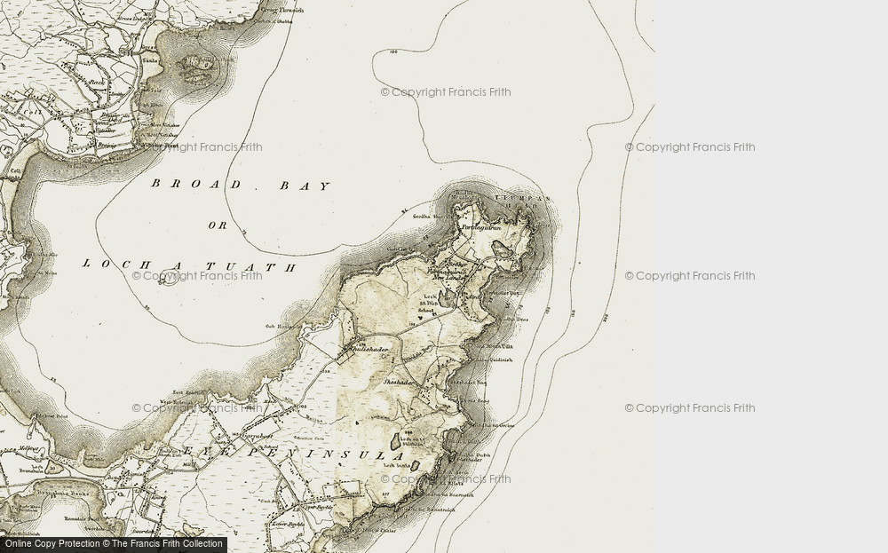Old Map of Brocair, 1909-1911 in 1909-1911