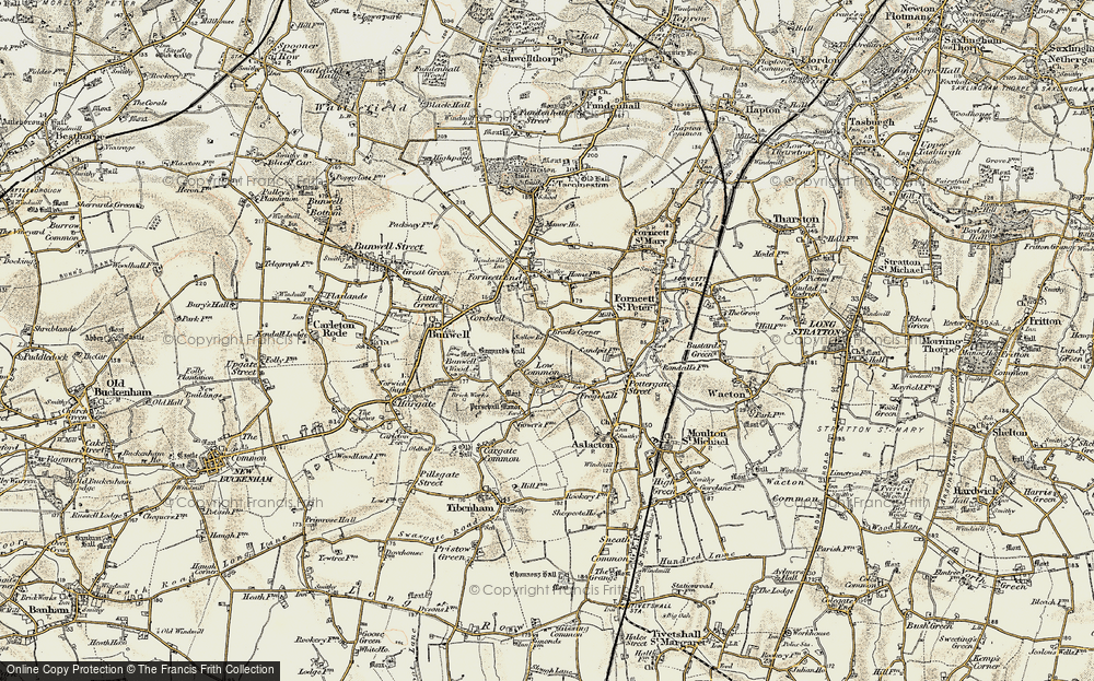Old Map of Brock's Watering, 1901-1902 in 1901-1902
