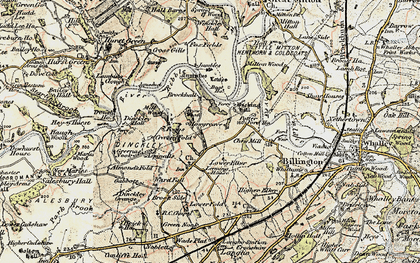 Old map of Aspinalls in 1903-1904