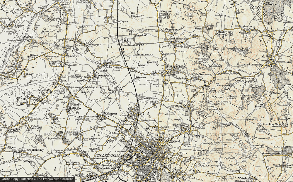Old Map of Brockhampton, 1899-1900 in 1899-1900