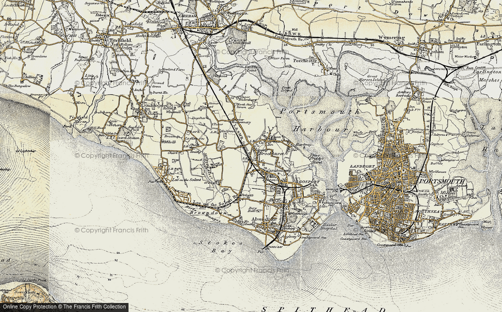 Old Map of Brockhurst, 1897-1899 in 1897-1899