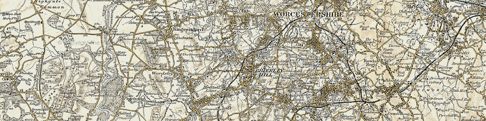 Old map of Brockmoor in 1902