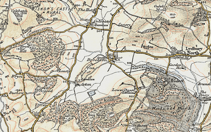 Old map of Acton Bank in 1901-1903