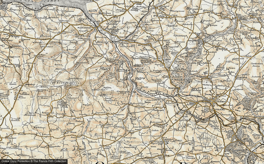 Old Map of Brocton, 1900 in 1900