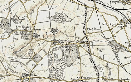 Old map of Brodsworth in 1903