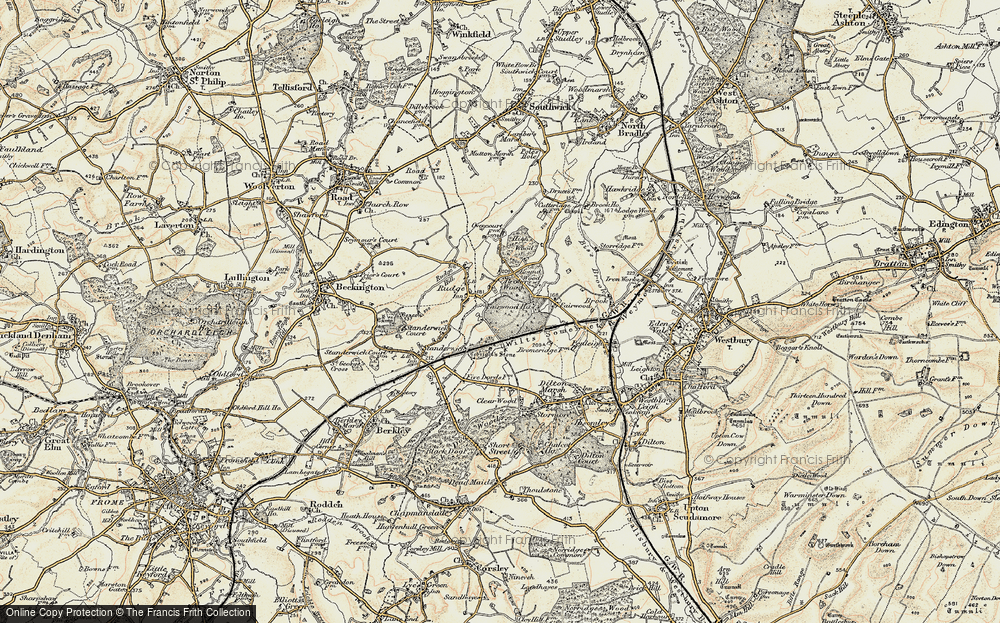 Old Map of Brokerswood, 1898-1899 in 1898-1899