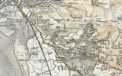 Old map of Brombil in 1900-1901