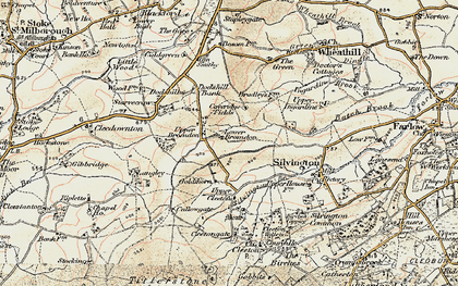Old map of Bromdon in 1901-1902