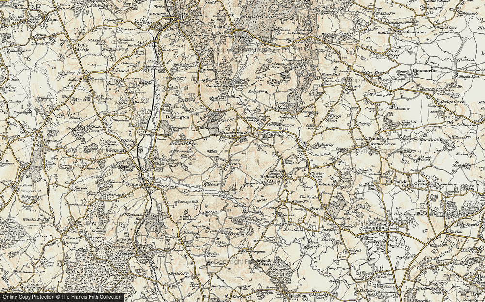 Old Map of Bromesberrow Heath, 1899-1900 in 1899-1900