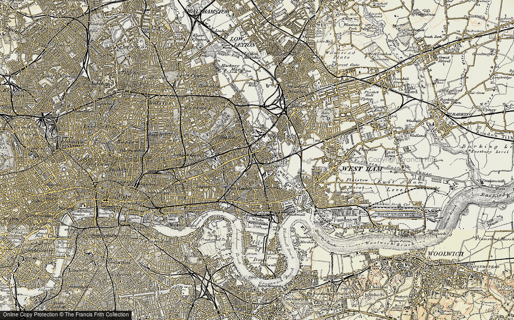Old Map of Bromley, 1897-1902 in 1897-1902