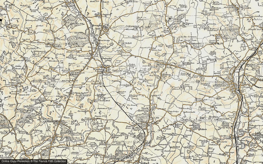 Old Map of Bromley, 1898-1899 in 1898-1899
