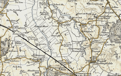 Old map of Bromley in 1902