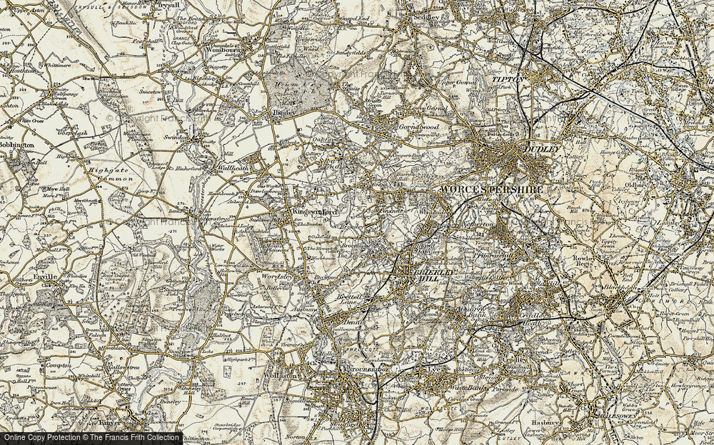 Old Map of Bromley, 1902 in 1902