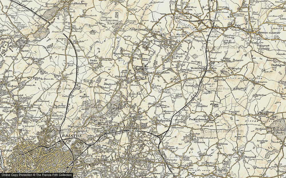 Old Map of Bromley Heath, 1899 in 1899