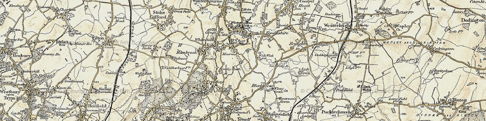 Old map of Bromley Heath in 1899